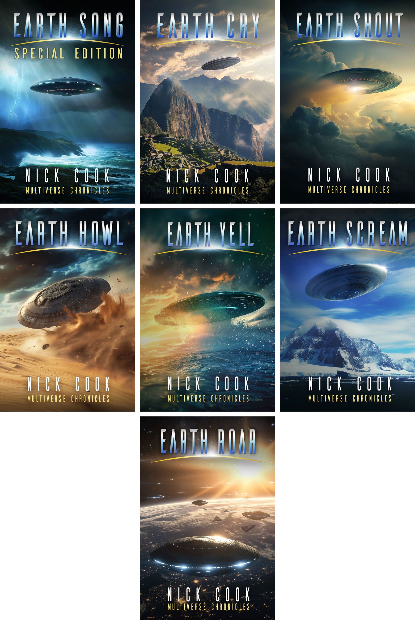 The entire seven volume Earth Song Ebook series.